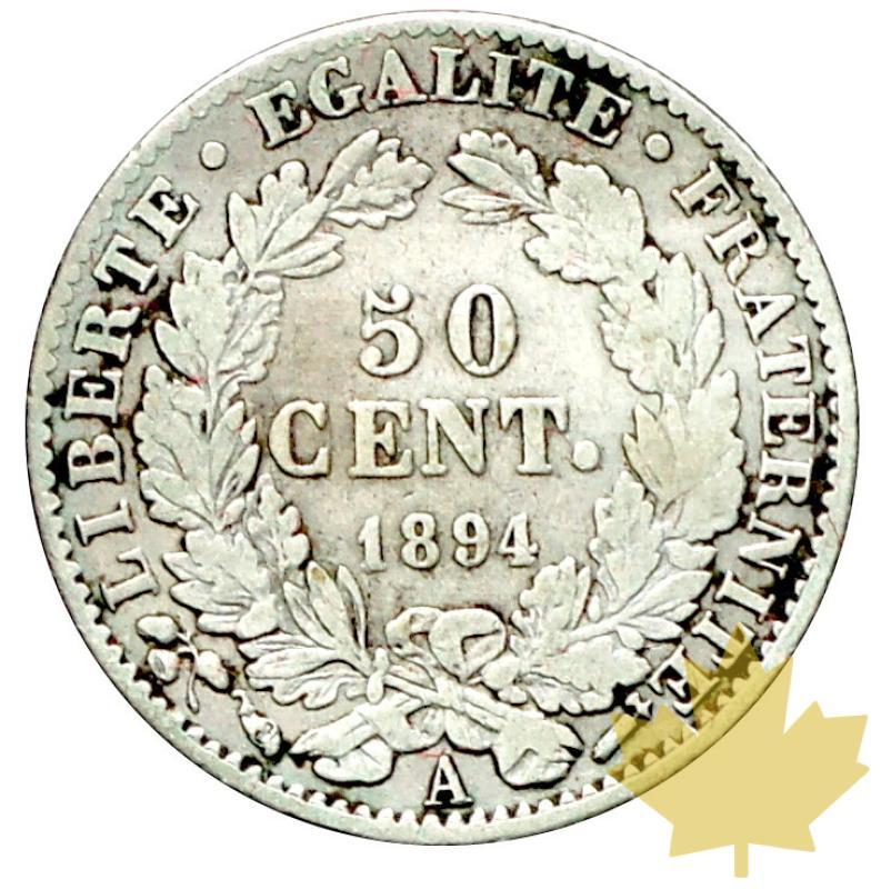 FRANCE-1894-50 CENT-III RÉPUBLIQUE-TTB - 20170106144215_1894-50cent-2.JPG