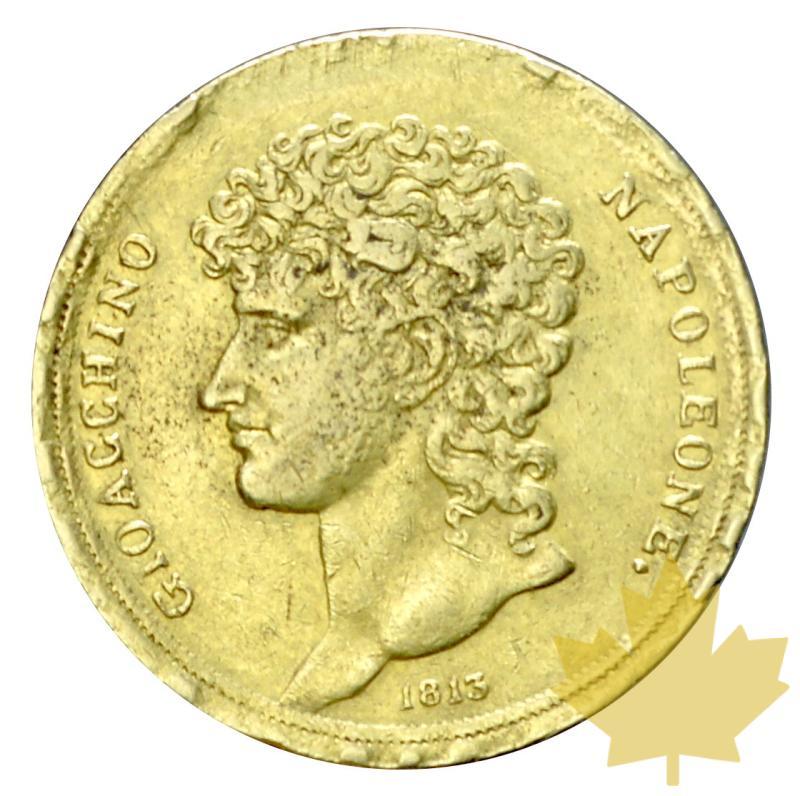 ITALIE-1813-40 LIRE-NAPOLI-MURAT-TTB+ - 20170109104817_40lire-murat-1.JPG