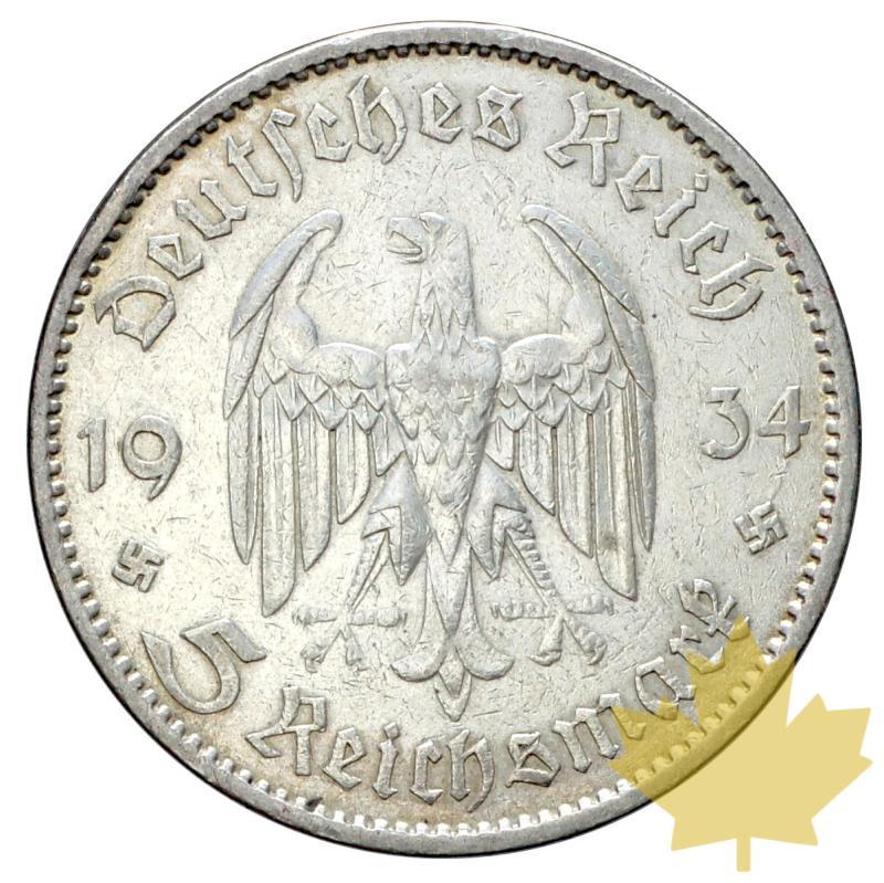 ALLEMAGNE-1934A-5 REICHSMARK-TTB - 20170110142905_5mark-1934a-2.JPG