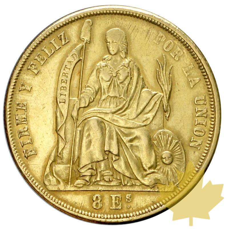 PERU-1863-8 ESCUDOS-LIMA-TTB-SUP - 20170123141512_8escudos-1863-1.JPG