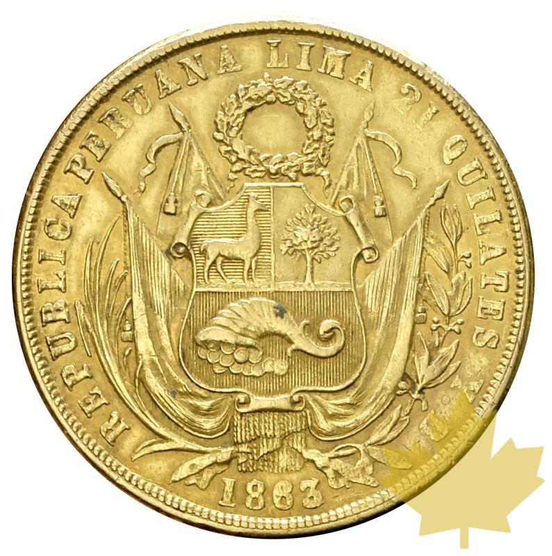 PERU-1863-8 ESCUDOS-LIMA-TTB-SUP - 20170123141512_8escudos-1863-2.JPG
