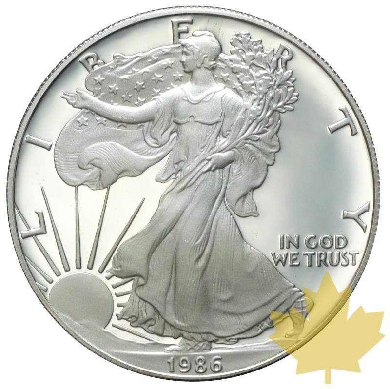 USA-1986-1DOLLAR-AMERICAN EAGLE-FDC - 20170124105639_usa-1dollar-1986-1.JPG