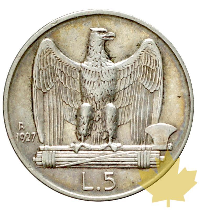 ITALIE-1927 R- 5 LIRE- Vittorio Emanuele III-TTB+ - 20170223103011_5LIRE-1927-2.JPG