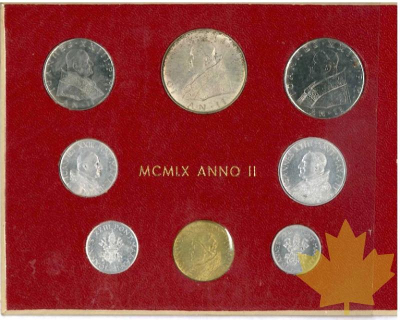 VATICAN-1960-SERIE LIRE-ANNO II-GIOVANNI XXIII- RARE - 20170227153115_vatican-1960-annoII-1.jpeg