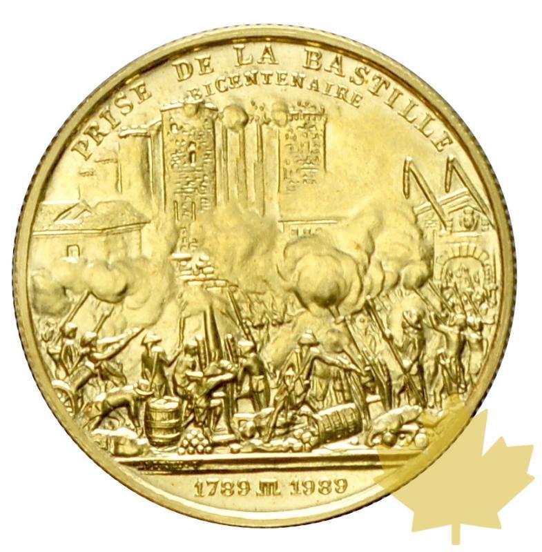 FRANCE-1980-MÉDAILLE PRISE DE LA BASTILLE-FDC - 20170301120621_1980-medaille-bastille-2.JPG