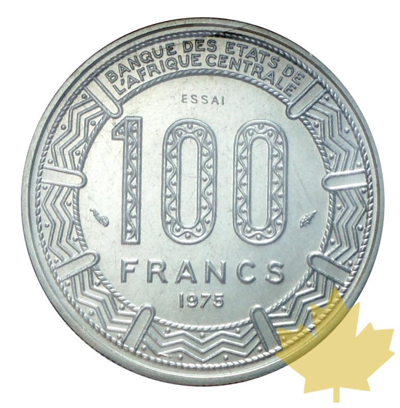 REPUBLIQUE CENTRAFRICAINE-1975-100 FRANCS ESSAI-FDC - 20170307152841_100francs-1975-centrafr-2.JPG