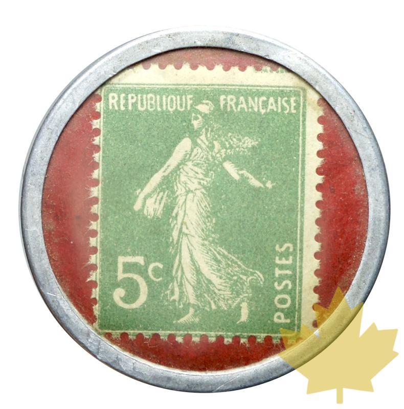 FRANCE-Monnaies de Nécessité-TIMBRE MONNAIE-1920-CREDIT LYONNAIS - 20170320152632_timbre-monnaie-5.JPG