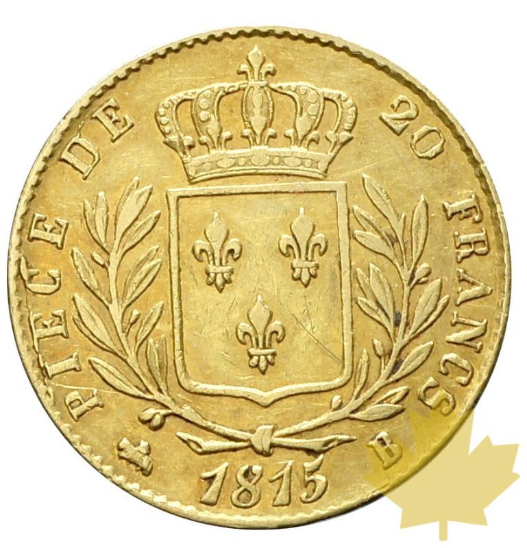 FRANCE-1815B-20 FRANCS-LOUIS XVIII-TTB+ - 20170321155750_20francs-1815b-ttb-2.JPG