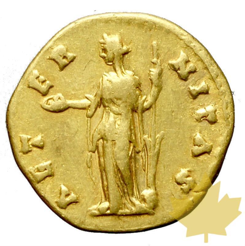 Rome-146-161-Diva Faustina-Aureus-TTB+-Cal. 1746 - 20170323161854_aureo-diva-faustina-2.JPG