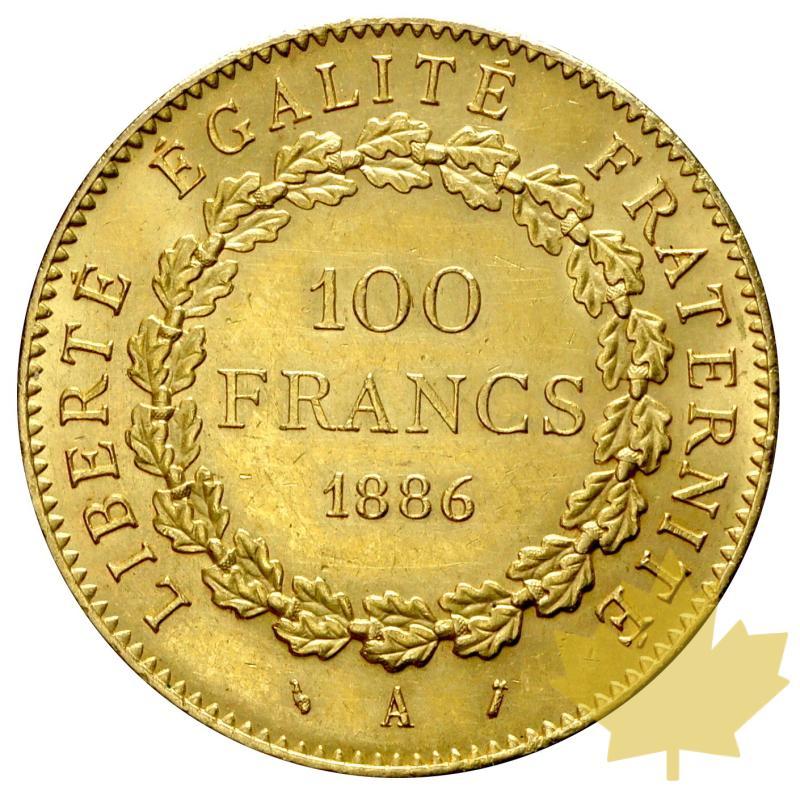 FRANCE-1886 A-100 FRANCS-III ème REPUBLIQUE-SUP - 20170412110610_100francs-genie-1886_2.JPG