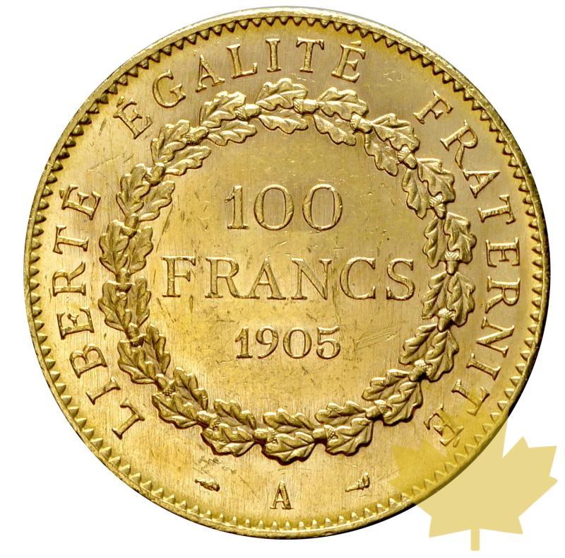 FRANCE-1905 A-100 FRANCS-III REPUBLIQUE-SUP+ - 20170412111000_100francs-1905-genie-2.JPG