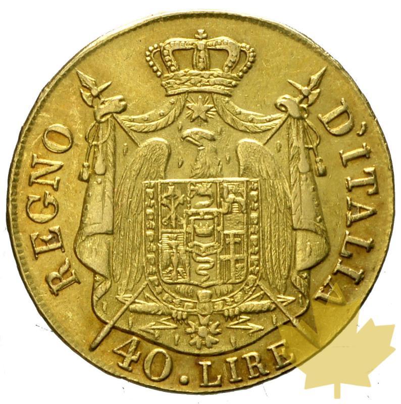 ITALIE-1808M-40 LIRE-Napoleon roi d'Italie-TTB - 20170505105818_40lire-1808m-milano2.JPG