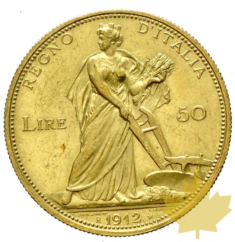 ITALIE-1912-50 LIRE-Roma-VITTORIO EMANUELE III-SUP-FDC - 20170505110604_50lire-1912-terzo-2.JPG