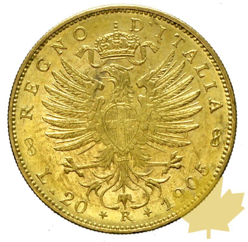 ITALIE-1905-20 LIRE-VITTORIO EMANUELE III-SUP-FDC - 20170509160740_20lire-1905-vittorio-terzo-2.JPG