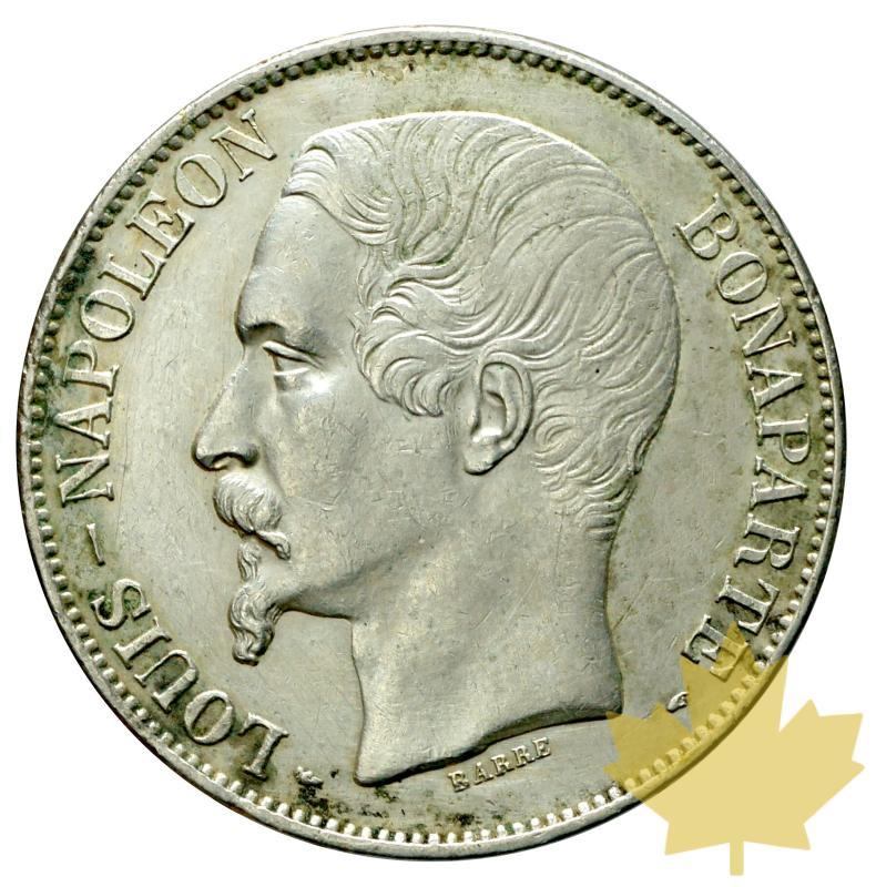 FRANCE-1852A-5 FRANCS-NAPOLEON III-TTB-SUP - 20170522112129_5francs1852a-1.JPG