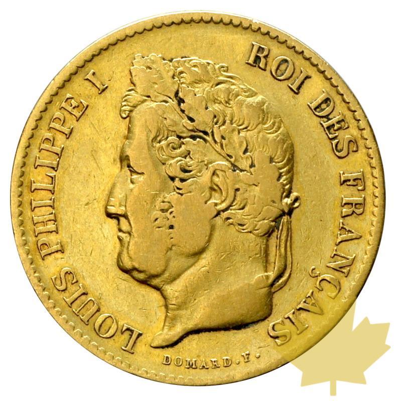 FRANCE-1833A-40 FRANCS-LOUIS PHILIPPE Ier-TTB+ - 20170522112314_40francs1833a-1.JPG