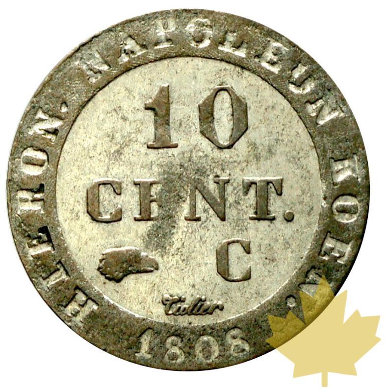 Westphalie- 10 CENTIMES-1808 C-KASSEL-TTB - 20170522112520_10centwesphalia-1.JPG