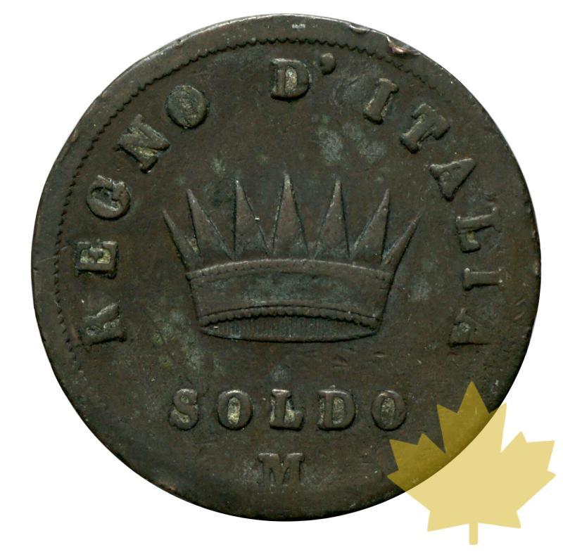 ITALIE-1811 M-1 SOLDO-Napoléon en Italie-Milano-TB - 20170524112000_soldo-1811milano-2.JPG