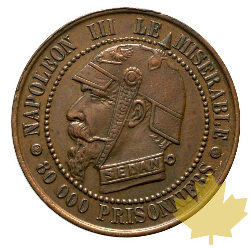 FRANCE-1870-module de 10 centimes-Monnaie satirique-SUP+ - 20170524112539_vampirefrancais-1.JPG