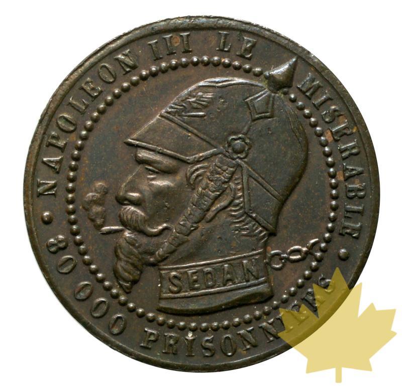 FRANCE-1870-module de 5 centimes-Monnaie satirique-SUP+ - 20170524112753_vampirefrancais-3.JPG
