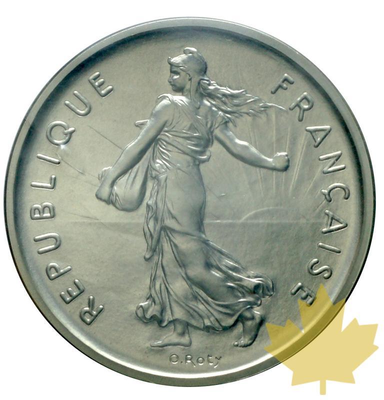 FRANCE-1971-5 FRANCS PIEFORT Cu-Ni-FDC - 20170529110616_piefort19715francs-1.JPG