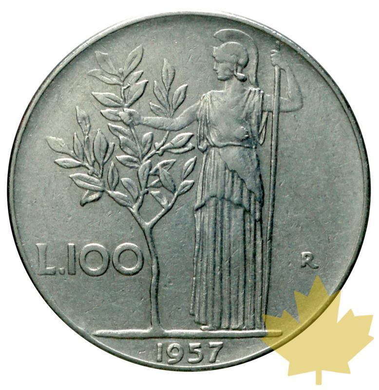 ITALIE-1957-100 LIRE-Repubblica Italiana-TTB - 20170529142105_100lire1957-b.JPG