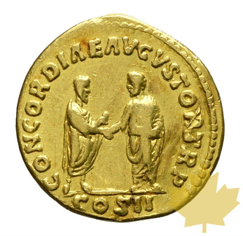ROME-Aureus-161- Marcus Aurelius pour Lucius Verus-TTB-Cal 2112 - 20170607161827_lucioveroaureus-2.JPG