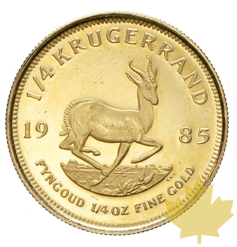 AFRIQUE DU SUD-1985-1/4 KRUGERRAND-PROOF - 20170620144637_krugerrand-1985-1.JPG