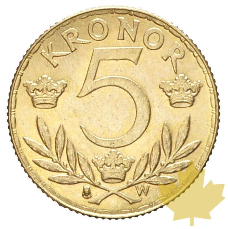 SUEDE-1920-5 KRONOR-presque FDC - 20170620144823_5kronor-1920-2.JPG