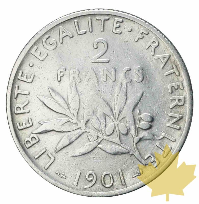 FRANCE-1901-2 Francs semeuse-TTB-SUP - 20170626141510_2francs-1901-2.jpeg