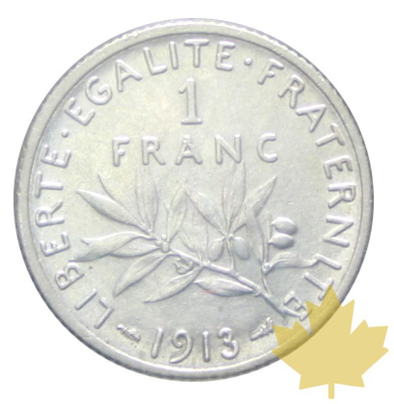 FRANCE-1913-1 Franc semeuse-SUP-FDC - 20170627142411_1franc-semeuse-1913-2.JPG
