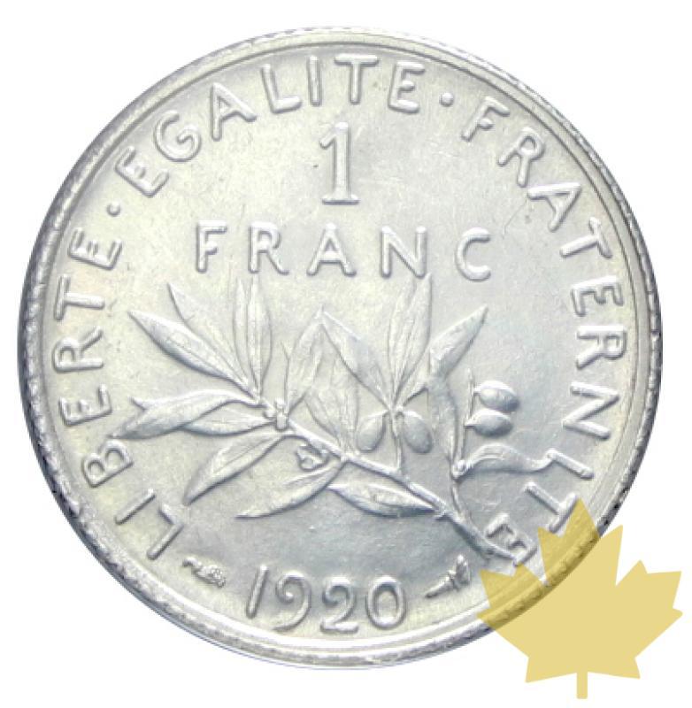 FRANCE-1920-1 Franc semeuse-FDC - 20170627151013_1franc-1920-semeuse-2.JPG