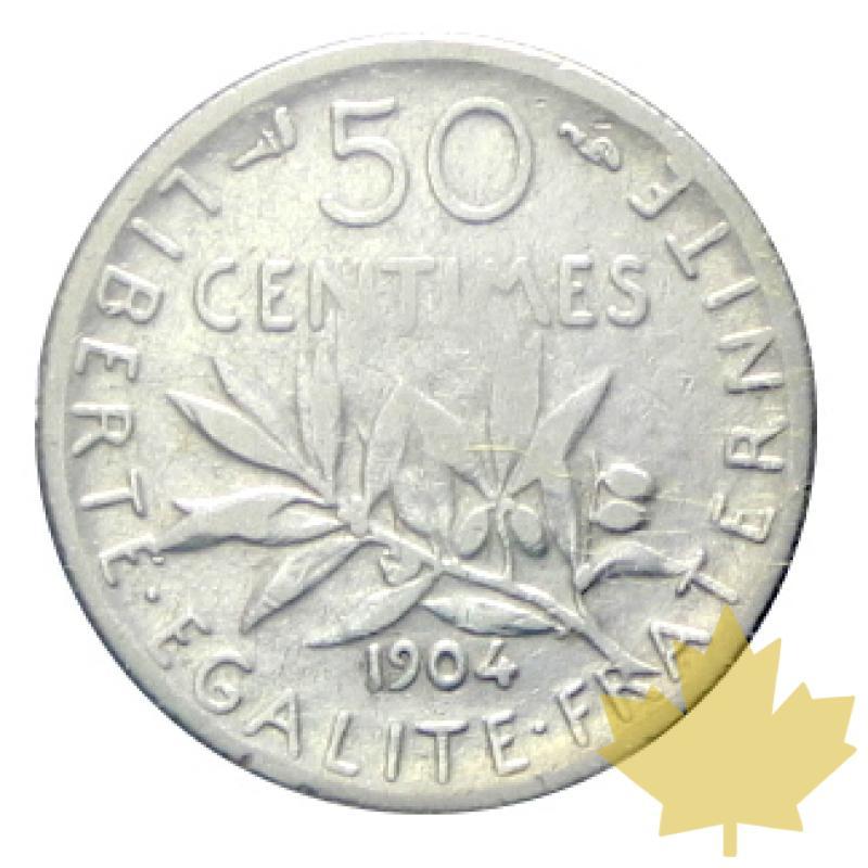 FRANCE-1904-50 CENTIMES Semeuse-TTB - 20170627152041_50centimes-1904-2.JPG