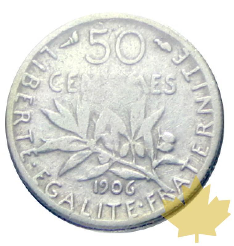 FRANCE-1906-50 CENTIMES Semeuse-TTB - 20170627153748_50centimes-1906-2.JPG