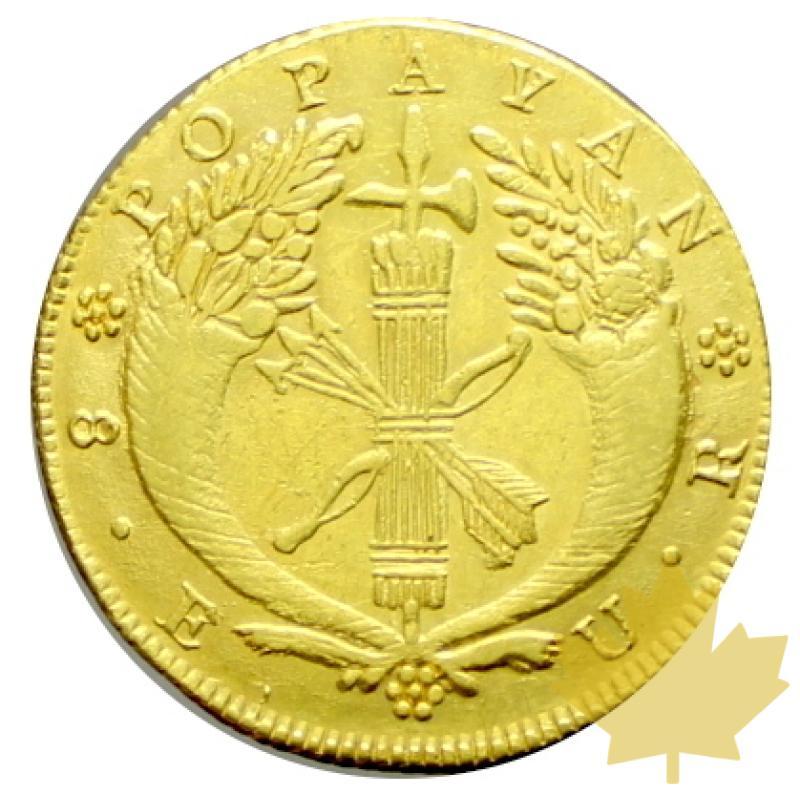 Colombie-1833-8 ESCUDOS-Fernando VII-SUP - 20170711142304_POPAYAN-1833-8ESCUDOS-2.JPG