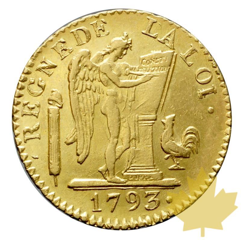 FRANCE-1793 W-24 LIVRES-Louis XI-presque SUP - 20170712104651_24livres-1793w-1.JPG