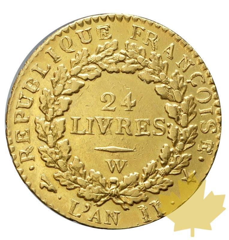 FRANCE-1793 W-24 LIVRES-Louis XI-presque SUP - 20170712104651_24livres-1793w-2.JPG