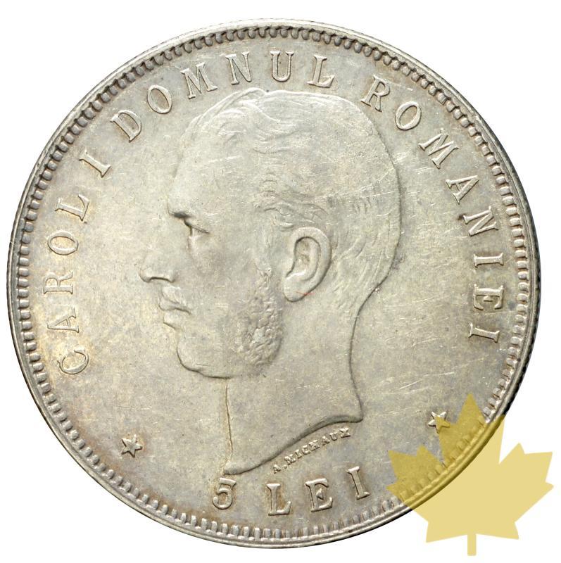 ROUMANIE-1906-5 LEI-Carlos I - 20170712105814_5lei-romania-1906-2.JPG