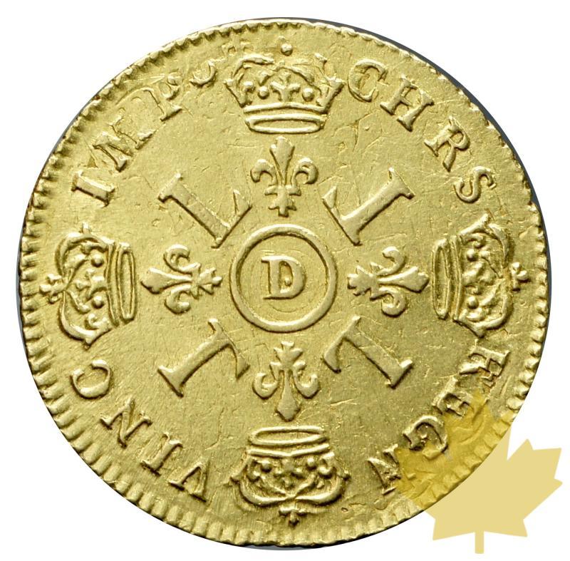 FRANCE-1695 D rf-LOUIS D'OR à 4 L-TTB - 20170713133748_louis-or-1695-lyon-2.JPG