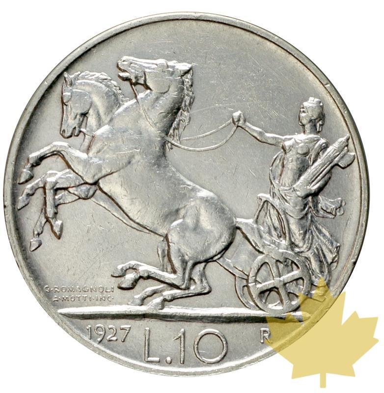 ITALIE-1927-10 Lire-Vittorio Emanuele III-ROME-TTB+ - 20170801143713_10lire-1927-italia-2.JPG