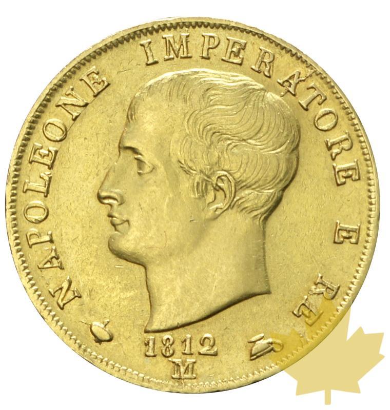 FRANCE-1812M-40 LIRE-ROYAUME D'ITALIE-Napoleone Imperatore-SUP - 20170804104044_40LIRE-1812M-1.JPG