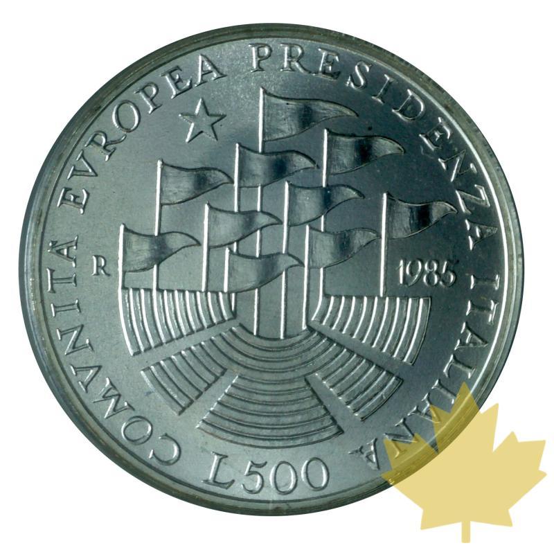 ITALIE-1985-500 LIRE-PRESIDENZA ITALIANA CEE-FDC - 20170804150414_500lire-1986-2.JPG