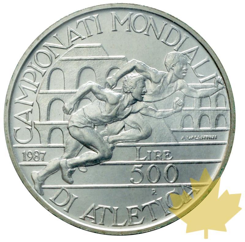 ITALIE-1987-500 LIRE-Campionati Mondiali di Atletica 1987-FDC - 20170804150638_500lire-1987-2.JPG