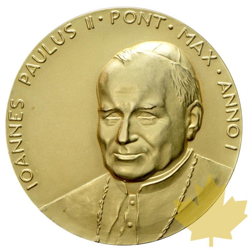 VATICAN-1978-MÉDAILLE EN OR-JOANNES PAULUS II-FDC - 20170804160547_joannes-paulus-annoI-1.JPG