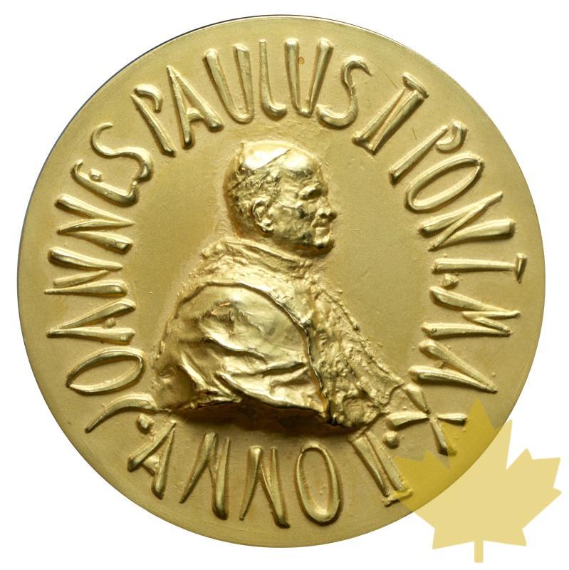 VATICAN-1979-MÉDAILLE EN OR-JOANNES PAULUS II-FDC - 20170804160828_joannes-paulus-annoIi-1.JPG