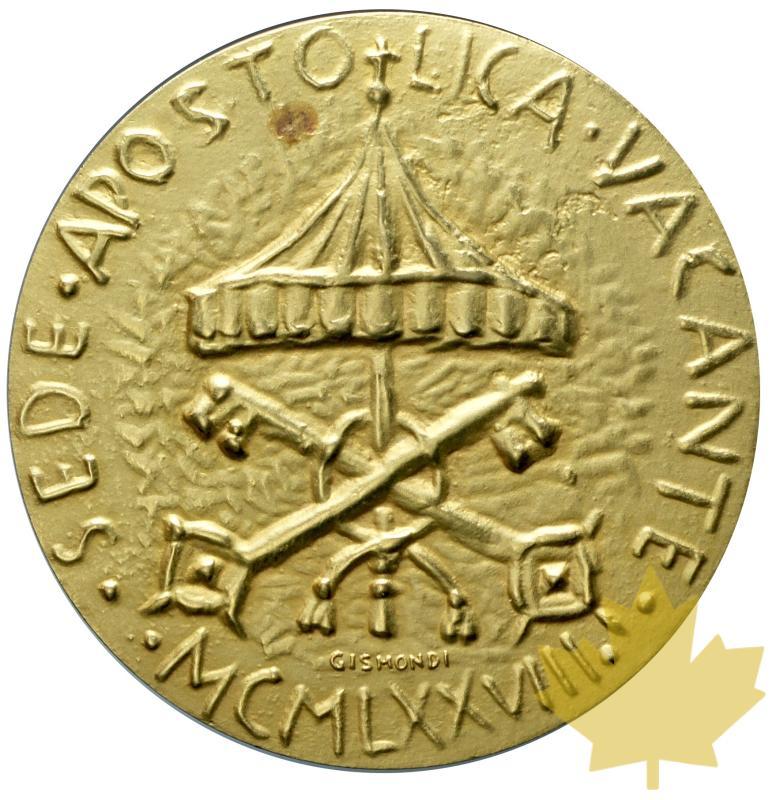 VATICAN-1978-MÉDAILLE EN OR-SEDE VACANTE-FDC - 20170804161049_sede-vacante-1978-1.JPG