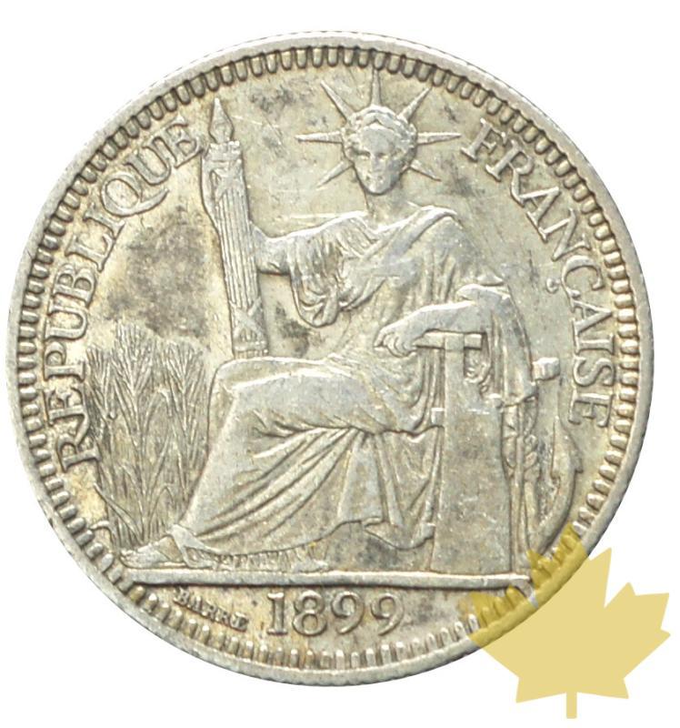 INDOCHINE-1899-10 CENTIMES-TTB - 20170815155155_indochine-10cent-1899-1.JPG