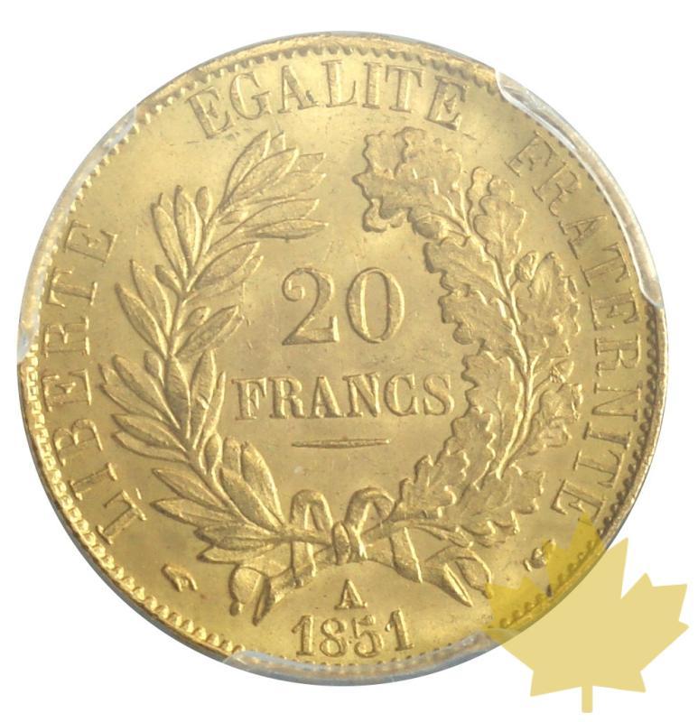 FRANCE-1851A-20 FRANCS-CERES-PCGS MS63 - 20170823142204_20francs-1851-ceres-2.JPG