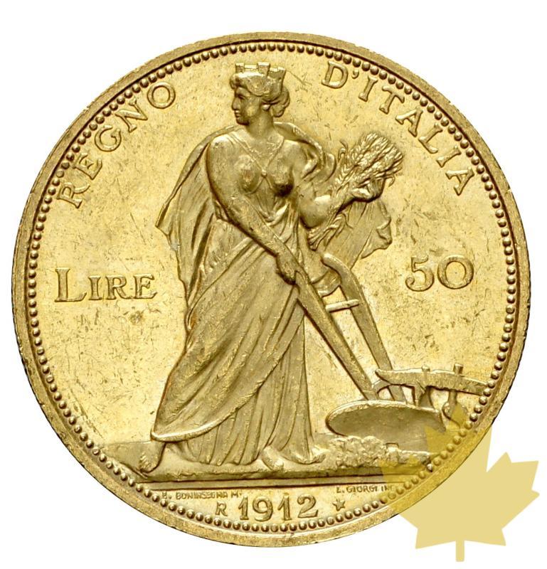ITALIE-1912-50 LIRE-Roma-VITTORIO EMANUELE III-SUP-FDC - 20170831162045_50lire-1912-2.JPG