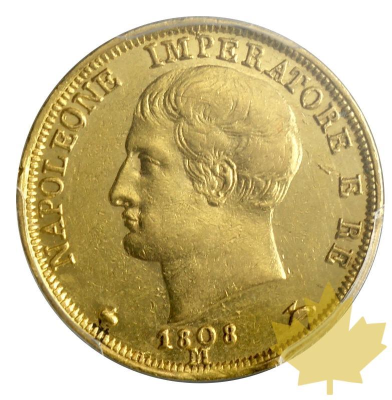 ITALIE-1808 M-Milano-20 Lire-Napoleone Imperatore- PCGS AU53 - 20170911115415_20francs-1808-m-1.JPG